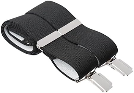 Gents ShopMens Trouser Braces Plain 35mm Strong Clips Standard - 4XL Extra Long Size