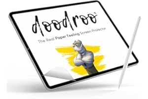 doodroo - Pellicola Protettiva con Il Reale Effetto Carta e Anti Riflesso per Onyx Boox Tab X - Film Protettivo Che Ricrea Il Modo Naturale di Disegnare o Scrivere con l'Effetto Carta - 2 Pezzi