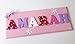 Childrens Name Plaque / Childrens name sign Personalised handmade wooden letters - Pastel mix (LETTERS 1-4)