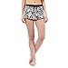 Nine By Savannah Miller Grey Snakeskin Print Luxury Hammered Satin Shorts 14
