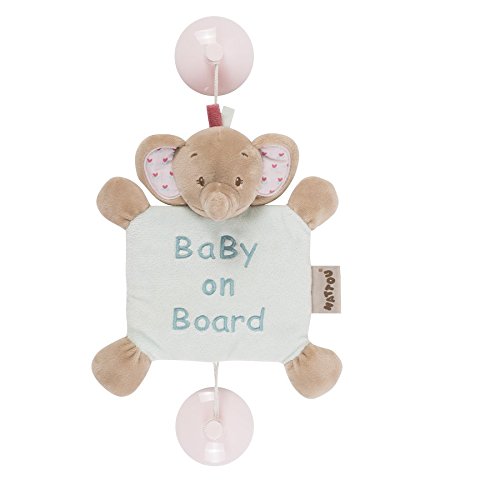 Nattou Charlotte and Rose, Rose the Elephant Baby on Board Sign