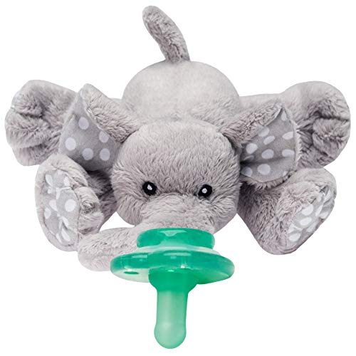 Nookums Paci-Plushies Buddies - Elephant Pacifier Holder by Nookums
