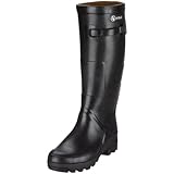 Gebogene Form Aigle Unisex-Erwachsene Benyl M Gummistiefel, Schwarz (noir 9), 35 EU