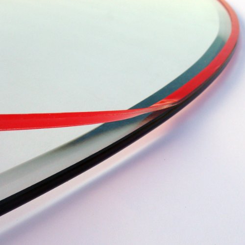 bijon® XXL Silikon Dichtlippe / Kostenloser Versand / Schmutzlippe für Kaminplatte / Glasbodenplatte / Ofenplatte / Bodenplatte / Kaminofenplatte – 5,5m glasklar - 4