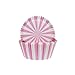 Produktbild 50 Muffinförmchen, pink weiß gestreift
