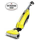 capacitymore que 3 litrescolouryellow general colouryellowpower Cord storageyespower Cord length7 mbox contents- Karcher limpiador de suelos FC 5 vertical sin bolsa - 500 ml detergente - limpieza stand - Plástico jugdimensions1220 x 320 x 270 mm (H x W x D) weight4.6 kgmanufacturer características guarantee2 años del depósito de Full indicatoryeseasy Steer technologyyes rendimiento suelo types- madera - laminado - azulejos - piedra - Lino - parquetclea