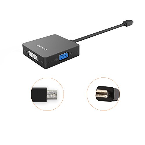 APEMAN Mini Displayport DP zu HDMI/VGA/DVI Konverter 3 in 1 Multifunktionales Thunderbolt Kabel Adapter für PC mit Mini-Displayport - 4