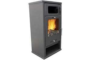 SANNOVER THERMIQUE Estufa de leña con horno Lyssia 7,5 kW Sannover