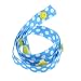 Anti Drop Toy Bottle Fastening Pacifier Clips Hanger Strap for Baby Pram Stroller Pushchair Polka Dots Pattern - Blue