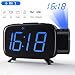 Produktbild Tinzzi Wecker Digital, Projection Wecker, Digitaluhr, Alarm Clock, FM Radiowecker,Schwarzer Glasschirm mit großen Ziffern, Nacht sichtbar,12/24 Zeitanzeige