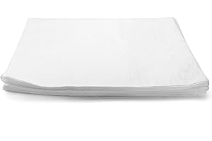 QWORK® 20 paket industriella oljeabsorberande kuddar, 50 cm x 40 cm x 2 mm, för garage, verkstäder, båtar