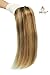 Price comparison product image Uniwigs® Remy Human Hair Mono Hairpiece, Hair Topper, Straight 16 Inches, Add Hair Volume Instantly for Hair Loss
