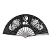 Produktbild Tai Chi Fan Fächer, Chinesischer Kung Fu Fächer Fan Kampfsport Tanz Fan Faltfächer Edelstahl Geschrieben Kung Fu Chinesischen Stil Kung Fu Dance Performance Trainingsgerät(Schwarz)