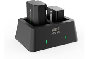 ISDT NP2 Air Camera Battery Charger,NP-FZ100 NP-FW50 NP-BX1 Bluetooth Charger for Sony Batteries Cyber-Shot DSC-RX100,DSC-RX100 II, DSC-RX100M II,DSC-RX100 III,DSC-RX100 V,DSC-RX100 IV,HDR-CX405