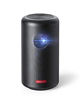 Nebula Anker Nebula Capsule Max, mini-projecteur Wi-Fi de la taille d'une cannette de soda, projecteur portable 200 lumens ANSI, enceinte 8W, image 100pouces, lecture vidéo de 4 heures- Regarder en tout lieu