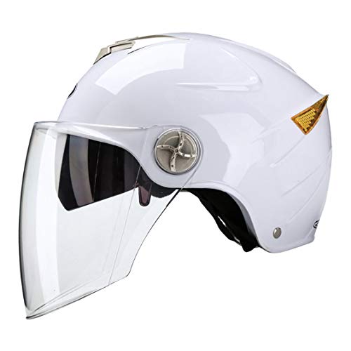 Ysayc Moto Casque Lunettes Anti-buée HD De Plein air Coloré Poids léger Multifonction autoroute à vélo Visière de Protection Casque