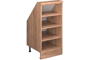 Vicco Mobile sottotetto Rion, Quercia dorata, 40 x 81.6 cm con 4 scomparti