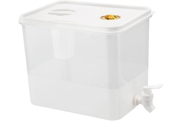 Folpus Distributeur De Boissons Avec Robinet Pour Réfrigérateur, Résistant Aux Hautes Températures (-20 °c à 120 °c), Distributeurs De Jus De Boissons Avec Filtre Froides, 10l