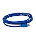 Produktbild I-CHOOSE LIMITED 3M USB 3.0 Super Geschwindigkeit Datenkabel/A Männlich zu A Männlich/A Stecker - A Stecker/Blau