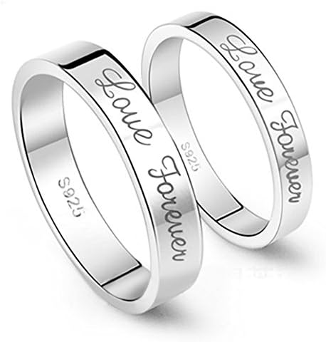 Kardy Valentine's Day Gift Fashion Sterling Silver 925 Halo Matching Wedding Engagement Promise Couple Ring Set Gift for Lover