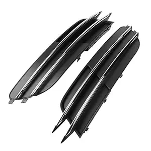 A to Z 1 Pair Front Bumper Lower Fog Light Grille Trims for 2012-2014 Audi A6 C7