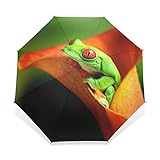 Enne paraguas rana paraguas plegable de lluvia resistente al viento paraguas sol fácil llevar...