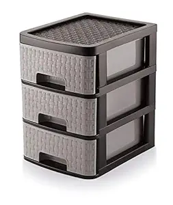 Liza 3 Layer Drawer Organiser (Grey)