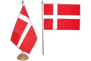 Flaggenfritze Tischflagge Tischfahne Dänemark - 15 x 22 cm