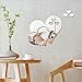 Produktbild TianranRT 3D Spiegel Wand Aufkleber Herz Shaped Kunst Aufkleber Abnehmbar Wohnen Zimmer Zuhause Dekor (Silber)