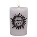 Produktbild Supernatural Kerze groß AntiPossession Insignia geschnitzt 8,5 Säule Multi ge Kerze mit 80 Stunden Leuchtdauer Abwehr von dämonischer Besessenheit ohne die Tätowierung