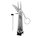 Produktbild MagiDeal 6 In 1 Edelstahl Multi-Tool Set mit Golf Divot / Reiniger / Ballmarker Werkzeugset Schlüsselanhänger Taschenwerkzeug