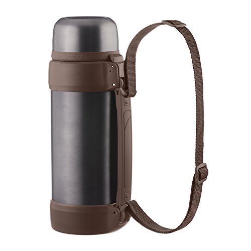 Vakuum Isolierkanne XXL 2 Liter Thermoskanne doppelwandige Isolierflasche Thermokanne Isokanne von Dimono – Schwarz-Metallic - 4