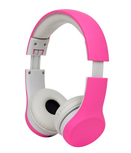 Snug Play+ Kids Headphones Volume Limiting and Audio Sharing Port (Pink)