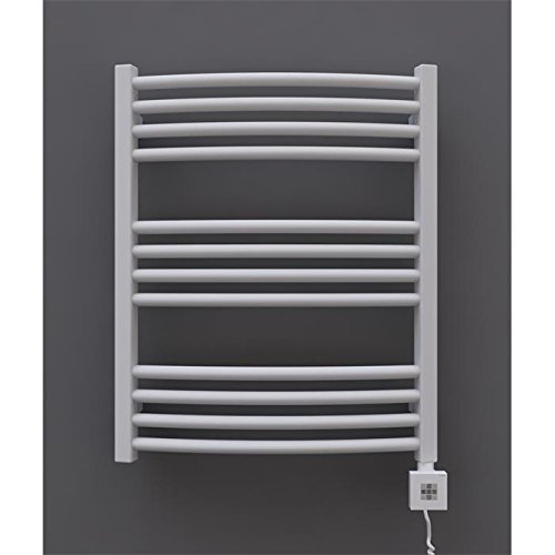 Preisvergleich Produktbild elektrischer Handtuchheizkörper 660h x 600b e1 weiss gebogen