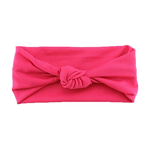 HABI 6 stk mehrfarbig elastisch Haarband Stirnband Fliege Schleife für Baby Mädchen - 5