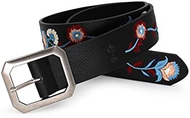 KKYLOVEJ Women's Elastic Waistband Metal Mirror Sequins Belt Girdle