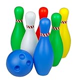 Juego de bolos Skittles Juego de bolos para jugar al aire libre de interior con 