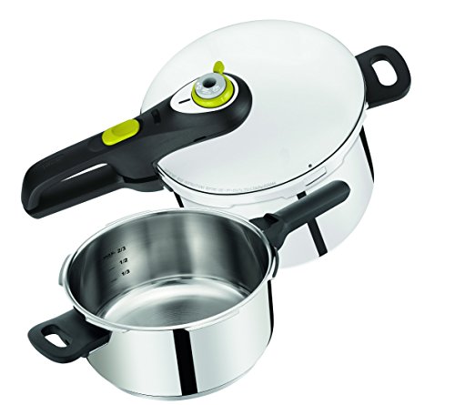 Tefal P25443 Secure 5 Neo Schnellkochtopf-Set 22 cm, 4 und 6 L