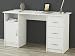 Produktbild SCHREIBTISCH COMPUTERTISCH BÜRO PC-TISCH HOME OFFICE WEISS NEU