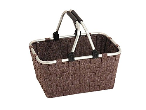 Preisvergleich Produktbild Kl-Bügelkorb Nyl-Gef. brn 40,5x29x21cm