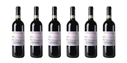 6 bottiglie di Morellino di Scansano DOCG (Bio) | Cantina Montecivoli | Annata 2015
