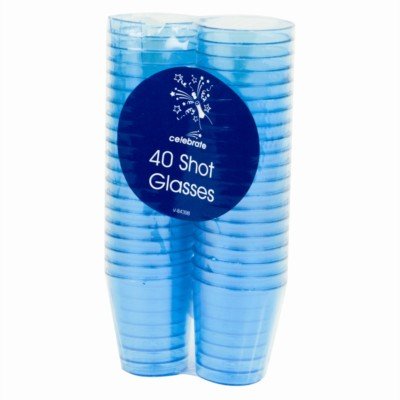 Preisvergleich Produktbild 160 Coloured Shot Glasses -4 packs of 40