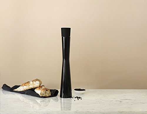 XD Design P262.572 Tower Pfeffermühle mit Kermaikmahlwerk, 42 x 7 cm, schwarz - 9