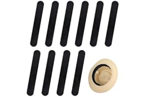 ZIMOER 10 Pezzi Protezione Fodera per Cappello, Fodera Autoadesiva per Cappello Traspirante, Fodera per Cappello Protezione Inserto Fascia per Capelli, per Colletto Camicia Fodera Collo Invisibile