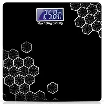 FD Creation Thick Tempered Glass & LCD Display Digital Personal Bathroom Health Body Weight Scales For Body Weight, Weight Scale Digital For Human Body, Weight Machine For Body Weight
