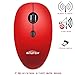 Price comparison product image Wireless Mouse Jaminy 2.4Ghz Mini Wireless 3 Buttoms 1600 DPI Optical Mute Mouse Mice For PC Laptop (Red)