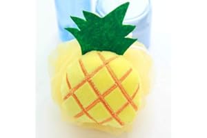 Brussels08 Éponge de bain douce en forme de fruit - Éponge de bain en loofah - Pour enfants et adultes