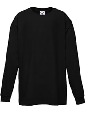 Fruite of the Loom Kinder Valueweight Langarmshirt, vers. Farben