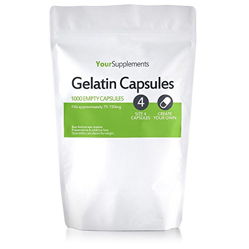Your Supplements - Capsule in Gelatina, Vuote, Tagila"4", 1000 Pezzi