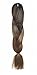 American Dream Dreadlocks and Creative Styling Kanekelon Regular Braid for Hair Extensions, Colour T2/30 Ombre Darkest Brown/Red Brown